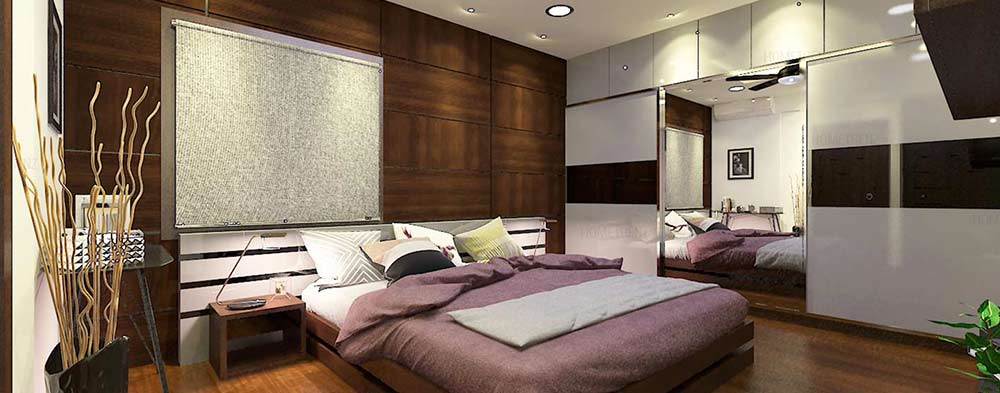contemporary bed room interior design